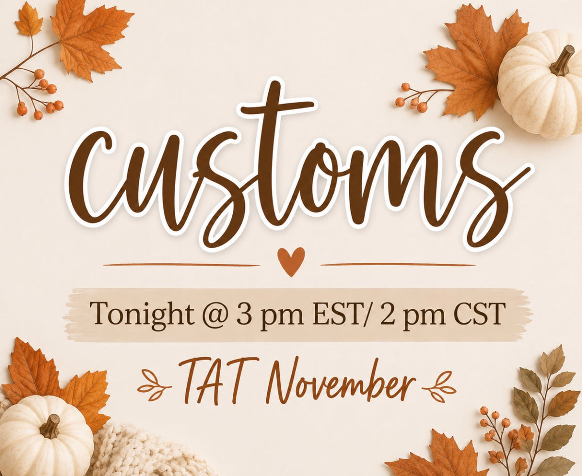 Fall Customs 🍁